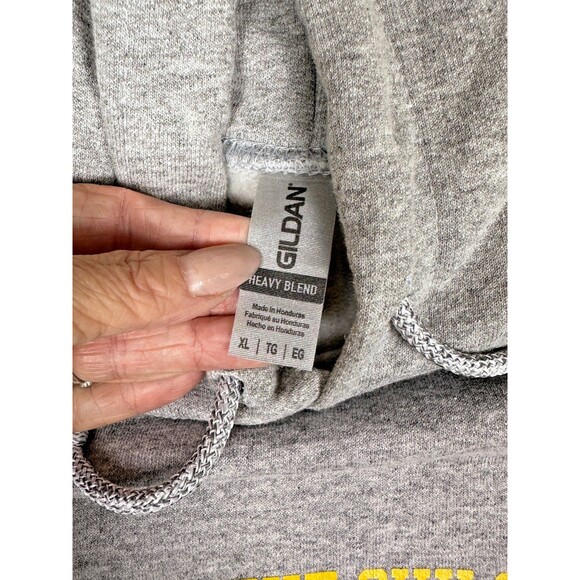 Taylor Swift Karma is the Guy on the Chiefs Gray Long Sleeve Hoodie Size XL - Picture 4 of 10